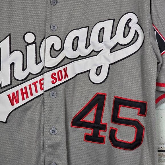 Majestic Chicago White Sox #45 Jordan Jersey (M) - Picture 3 of 10